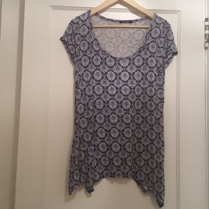 Max Jeans boho peasant top